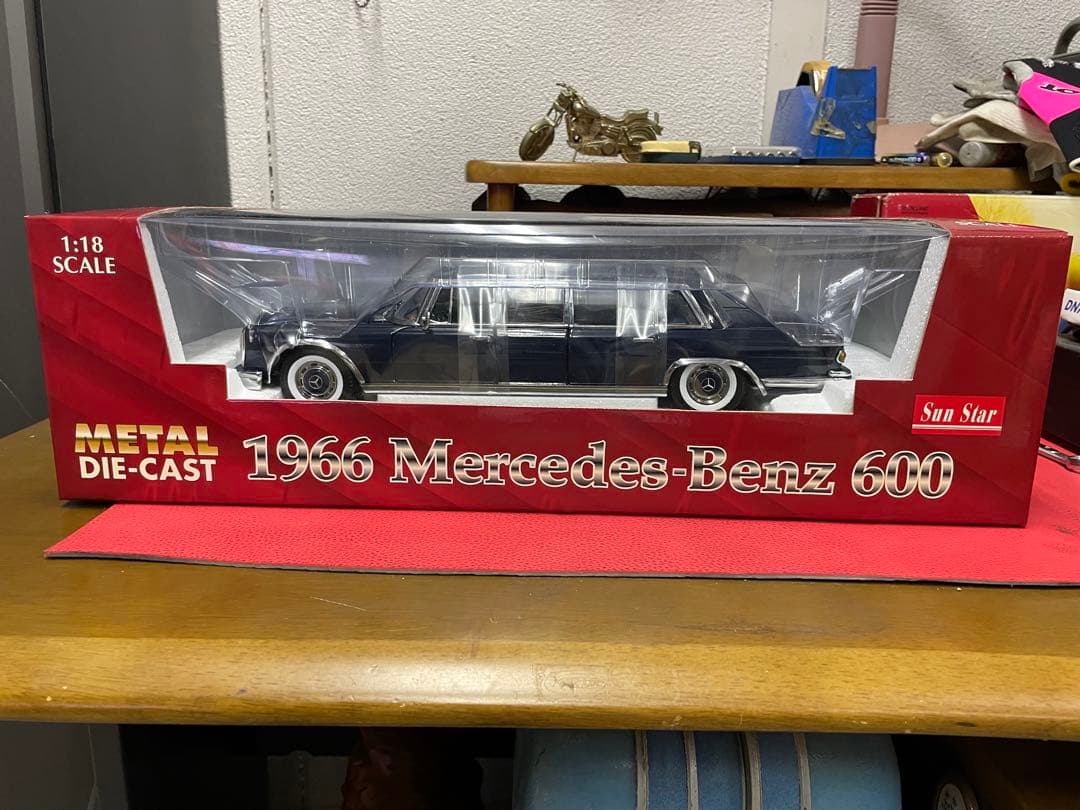 サンスター　1966 メルセデスベンツ600 ダークネイビー