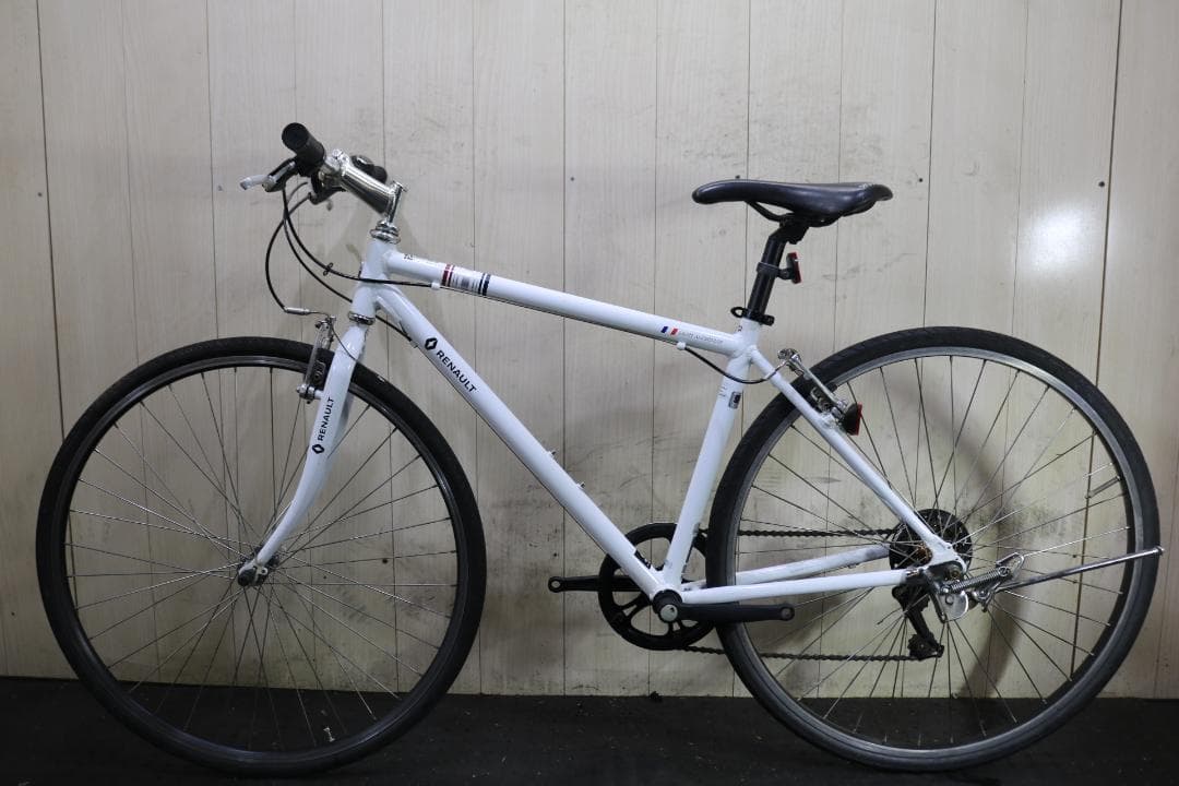 ルノー（RENAULT）700C 6速 アルミ 440mm WHITEクロス