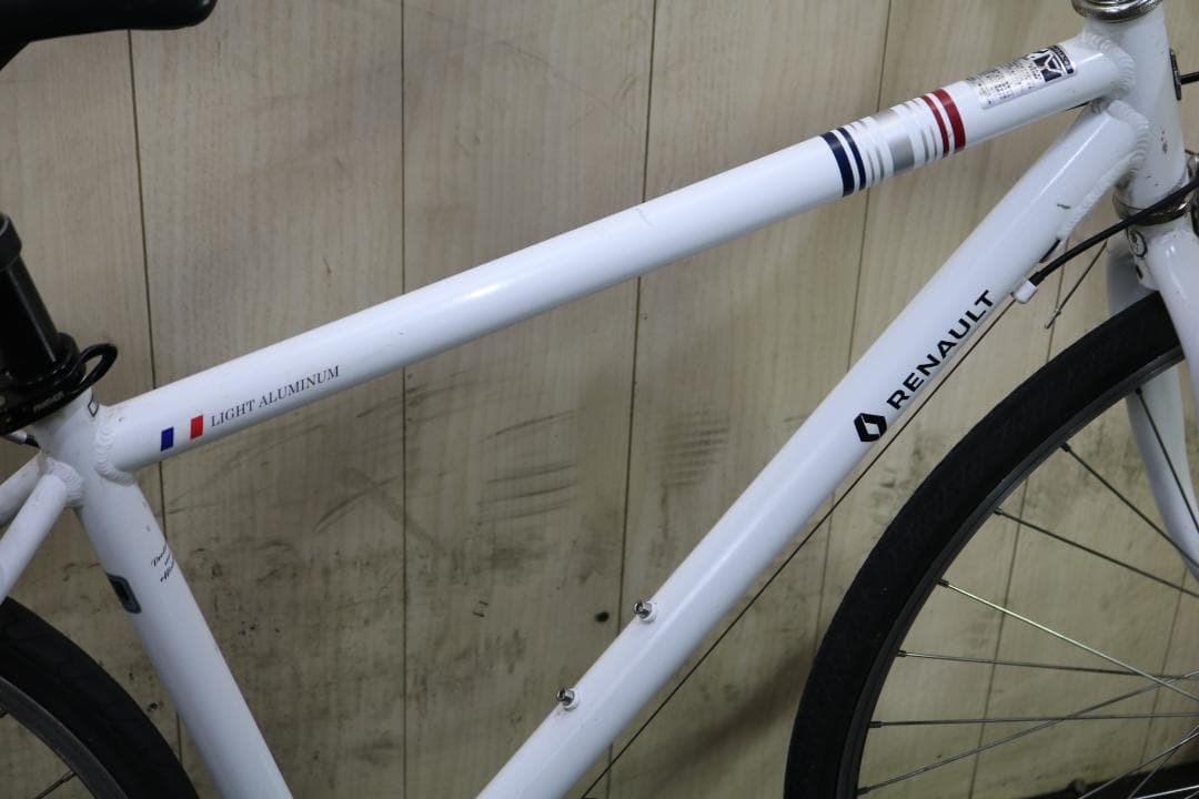 ルノー（RENAULT）700C 6速 アルミ 440mm WHITEクロス