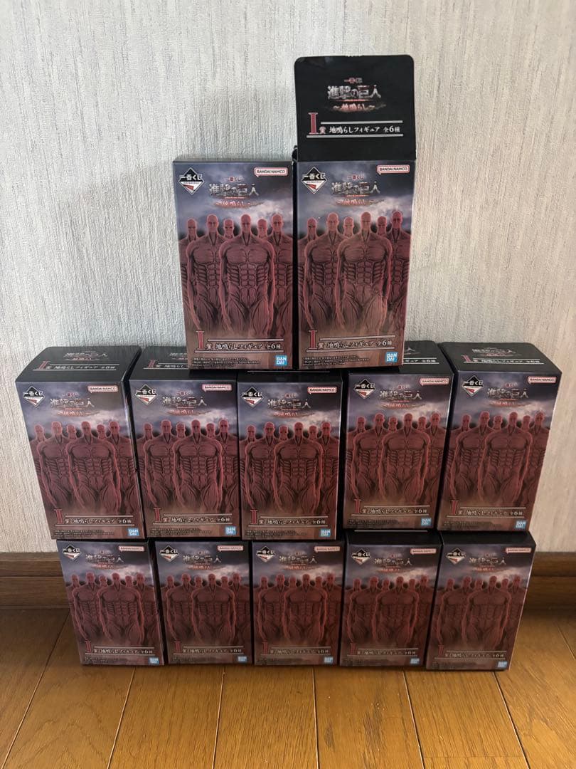 レ*ン様 新品未開封 即日発送 進撃の巨人　地ならしフィギュア　1番くじ12個セ