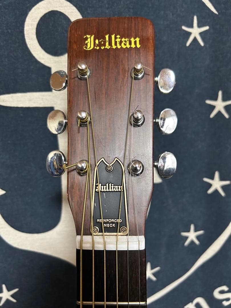 末迄特価セール美品70年代黒沢楽器レアビンテージ❣️ジュリアンF-150バック虎杢