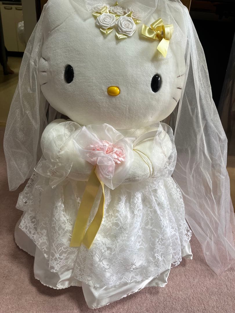 ハローキティ ウエディングドレス ぬいぐるみ