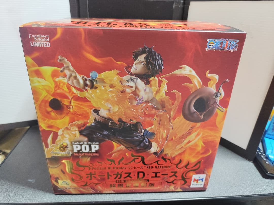 未使用未開封：ワンピース フィギュア POP エース 15th 超限定復刻版