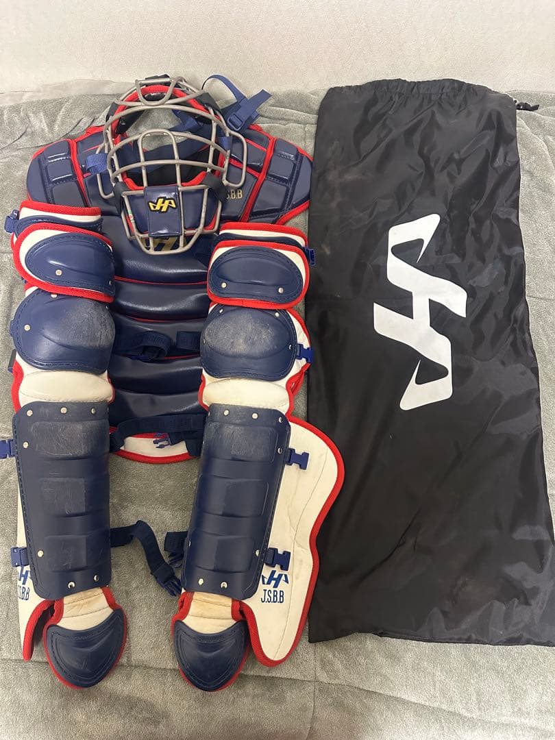 希少‼️ハタケヤマキャッチャー防具　肩パッド付き‼️