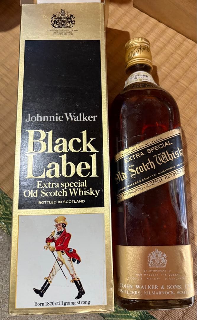 【未開封】古酒 ジョニーウォーカー レッド&ブラックラベル 特級