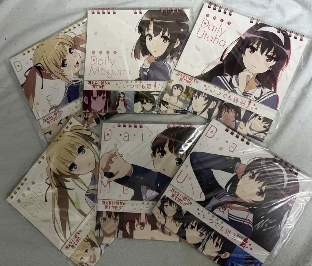 冴えない彼女の育てかた 日めくり卓上カレンダー 6点セット