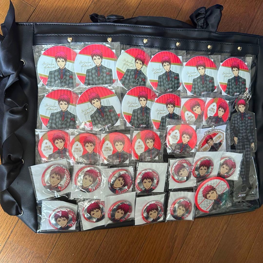 黒子のバスケ　J-world collection赤司征十郎　缶バッジ　セット