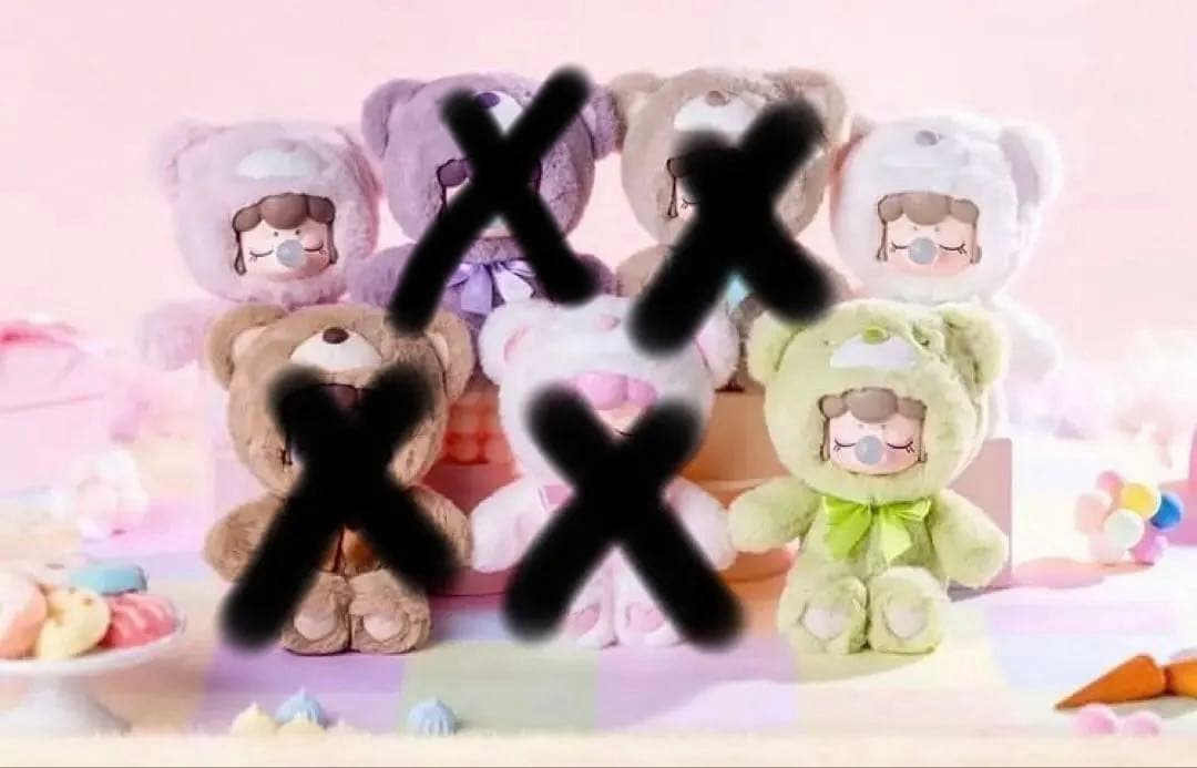 Nancy 毛絨小熊　ぬいぐるみ　☆バラ売り☆1個3800☆