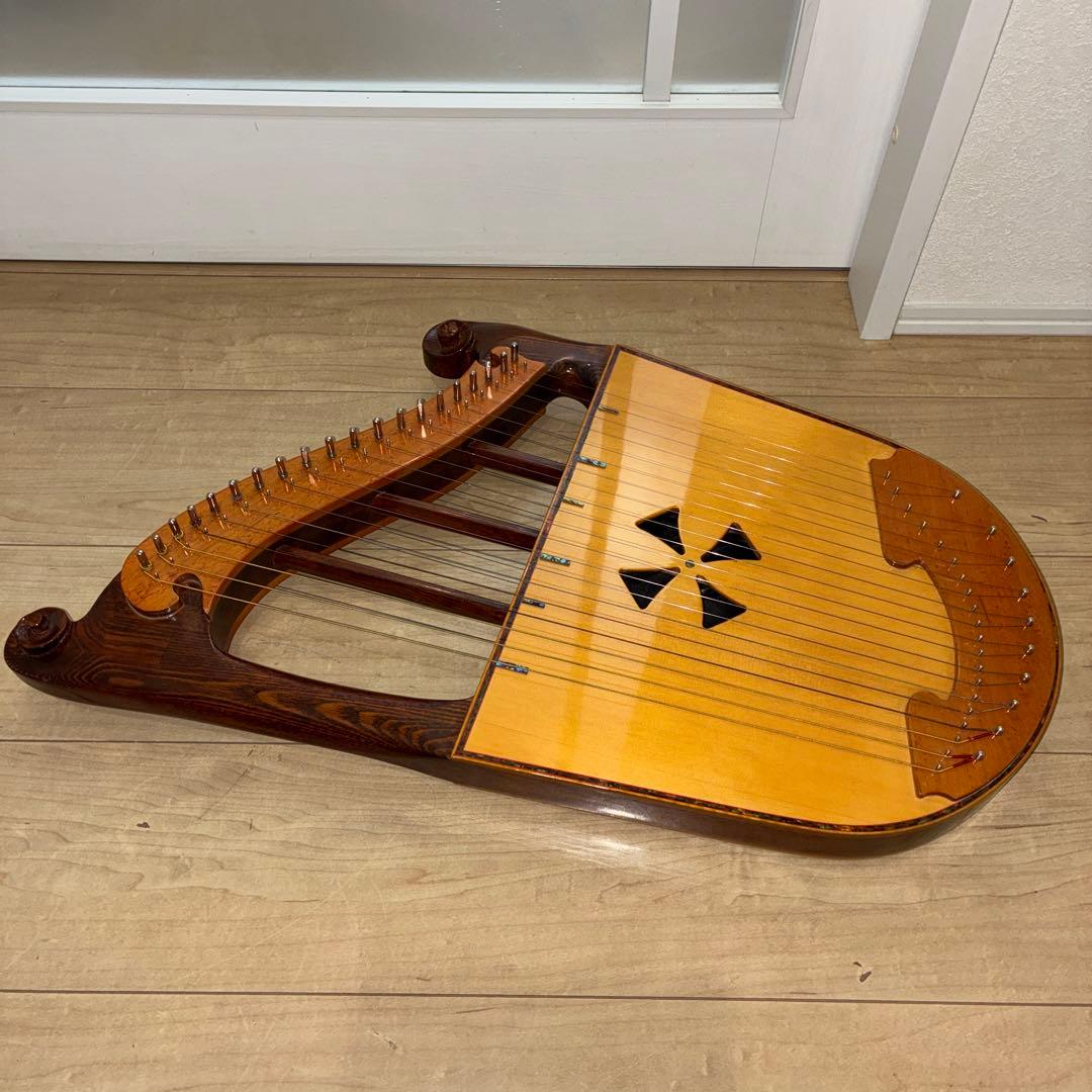 美品　木製ハープ エンジェルスハープ　ミニハープ　ライアーハープ　ハープ
