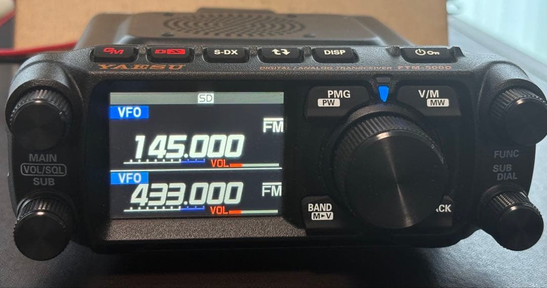 YAESU FTM-500D 、WirsX接続ケーブルSCU-58