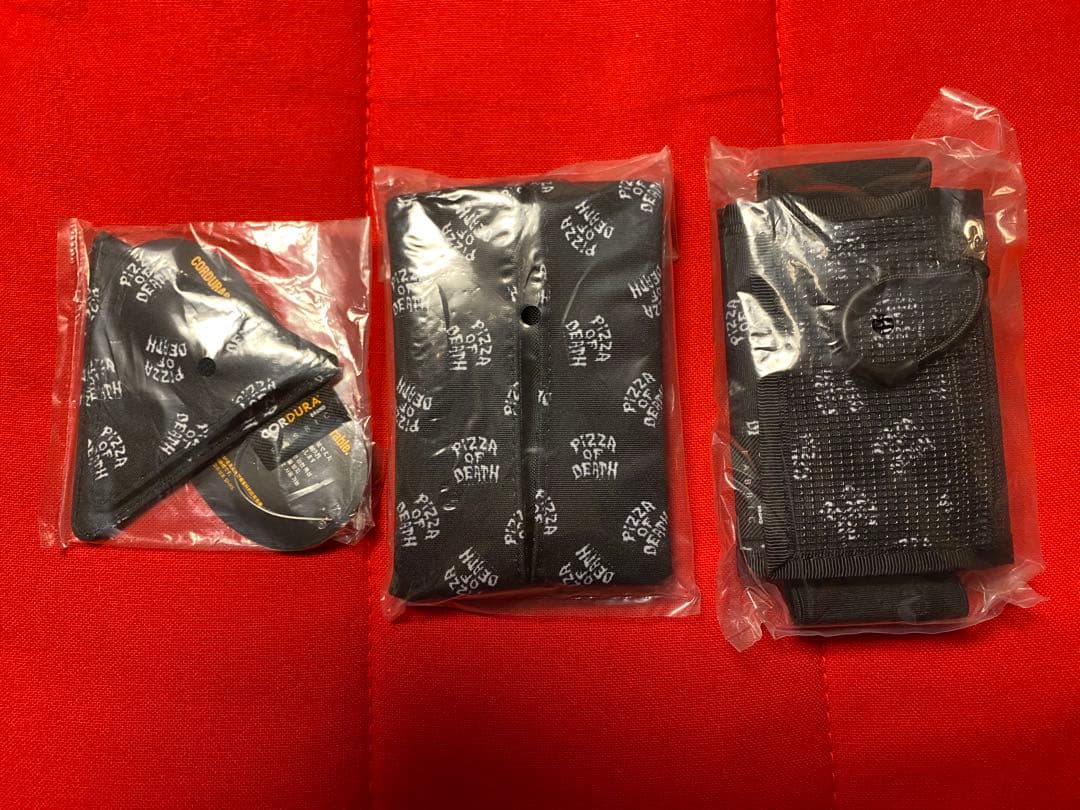 Pizza Of Death⭐︎CORDURA 黒 ポーチセット 3点セット