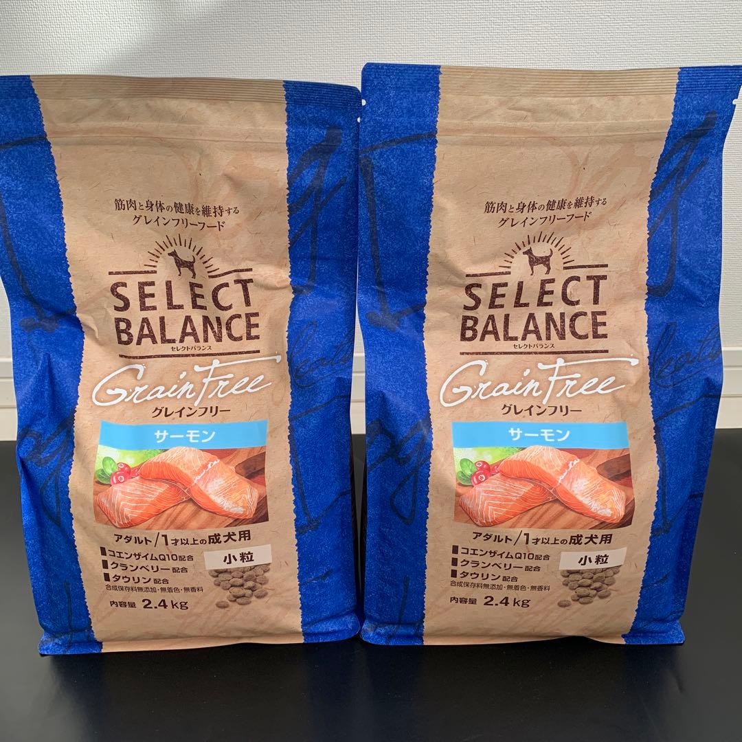 SELECT BALANCE グレインフリー サーモン 2.4kg 二袋
