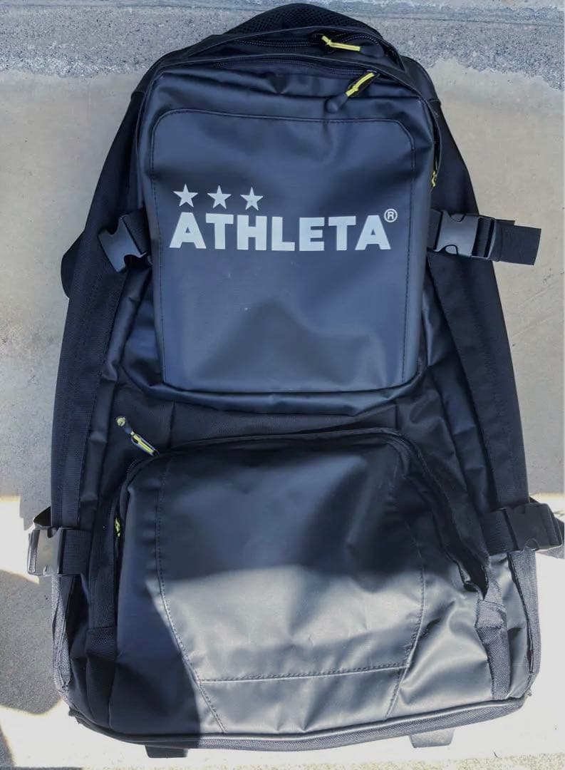 ATHLETA 遠征バッグ 黒 キャリーハンドル付き