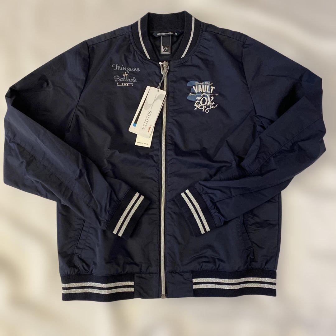 新品　ZOY ゾーイ　レディース　36 ブルゾン　ネイビー 紺