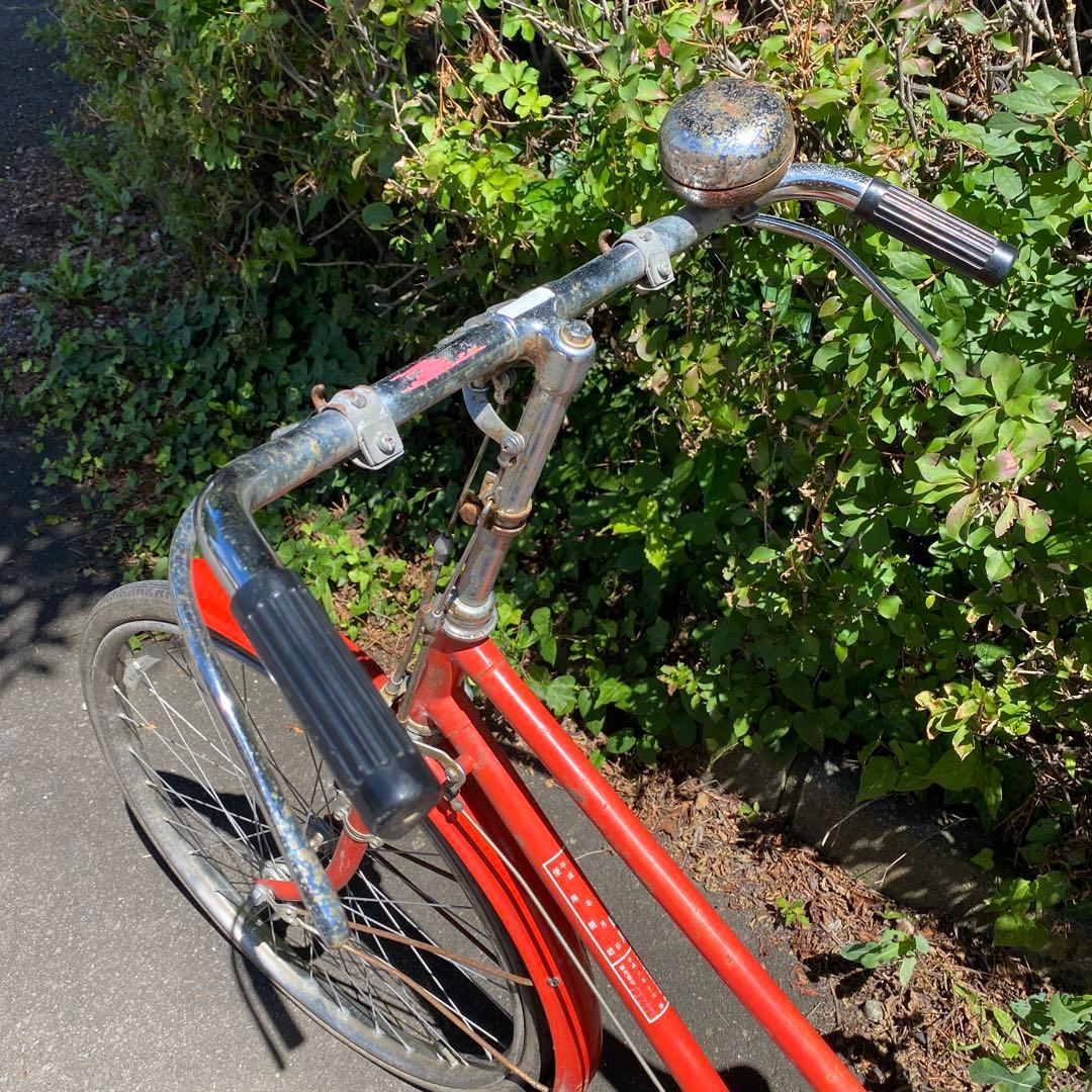 昔の郵便屋さんが使ってた配達自転車　送料込