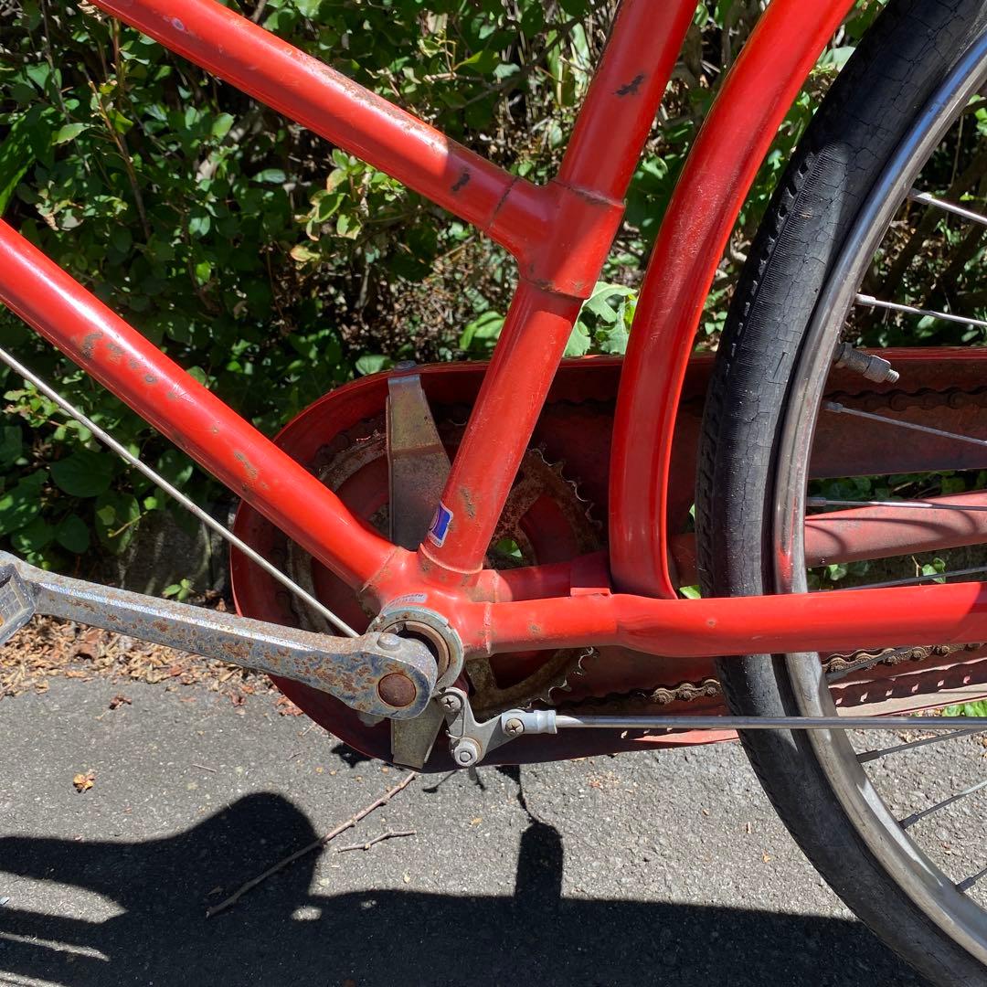 昔の郵便屋さんが使ってた配達自転車　送料込