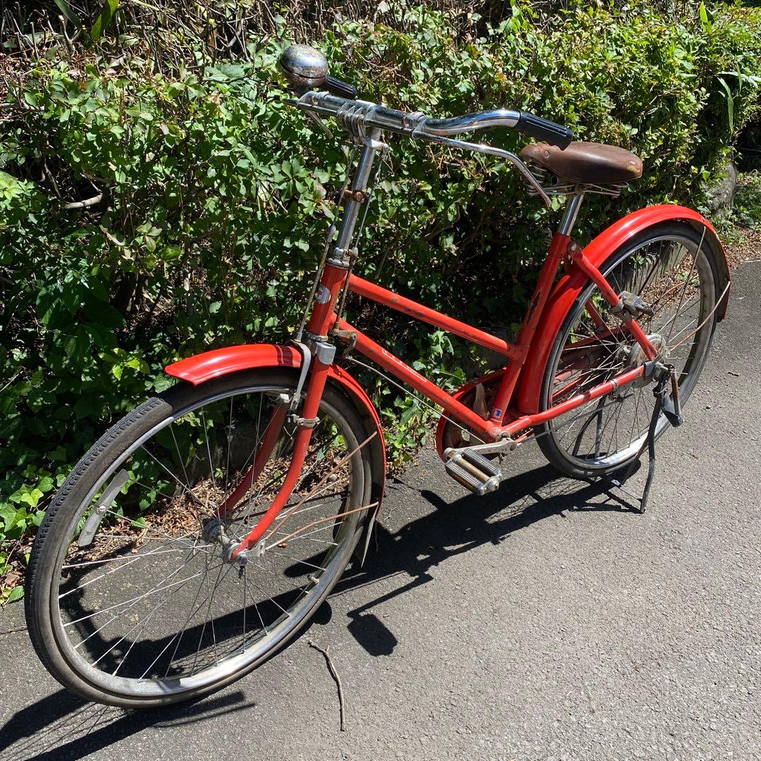 昔の郵便屋さんが使ってた配達自転車　送料込