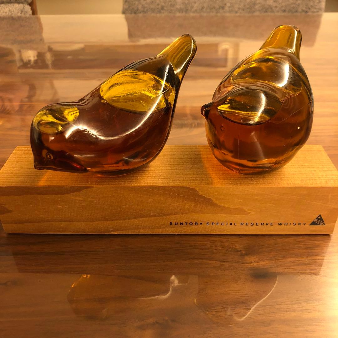 ⭐️希少⭐️サントリースペシャルリザーブ　ウイスキー 85年　筑波万博　小鳥ボトル