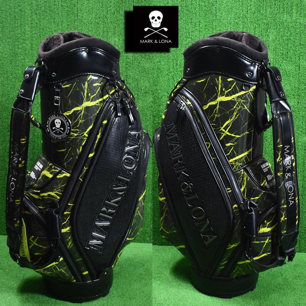 MARK&LONA/マークアンドロナ キャディバッグ【ブラック】中古！