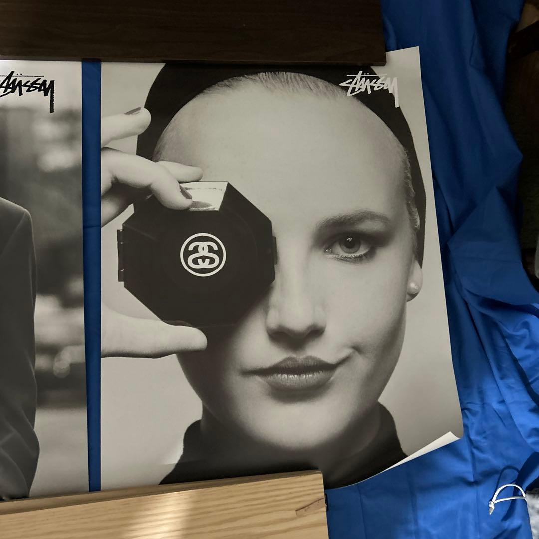 ★未使用品★ stussy シャネル ポスター 2枚　カールラガーフェルド追悼