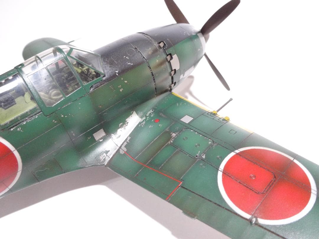 ハセガワ1/48局地戦闘機「雷電」完成品
