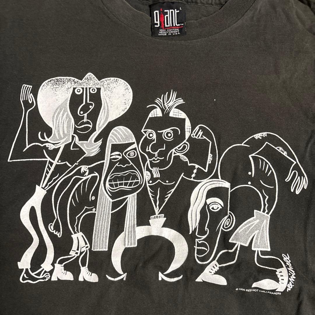 レッチリ　ピカソ　90s giant アートプリント Tシャツ Lサイズ