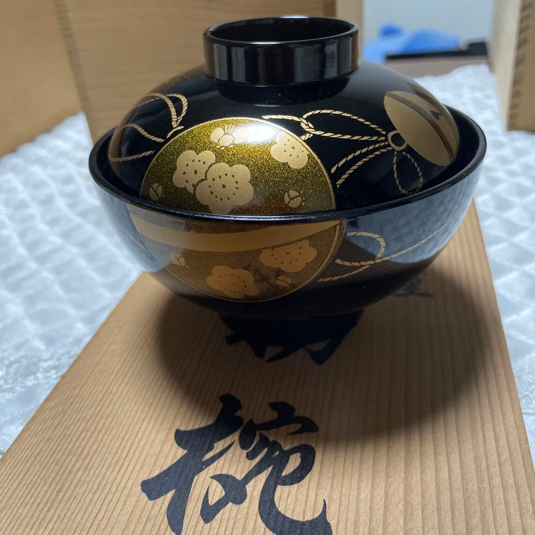 会津塗　漆器　吸物椀