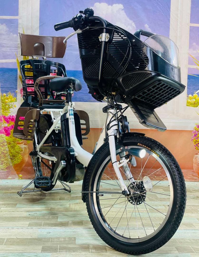 ヤマハパスキス⭐️人気モデル！子供乗せ電動アシスト自転車Y3194