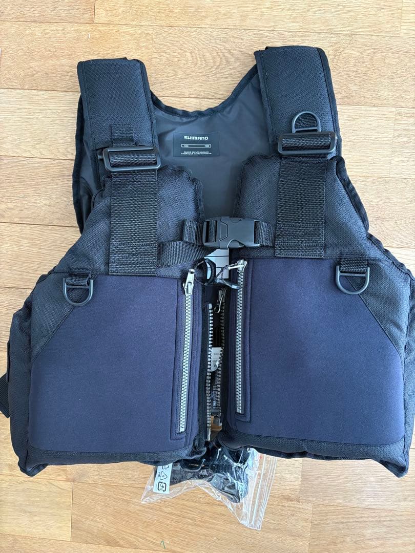 シマノ　SHIMANO ロックショアベスト VF-029U ブラック