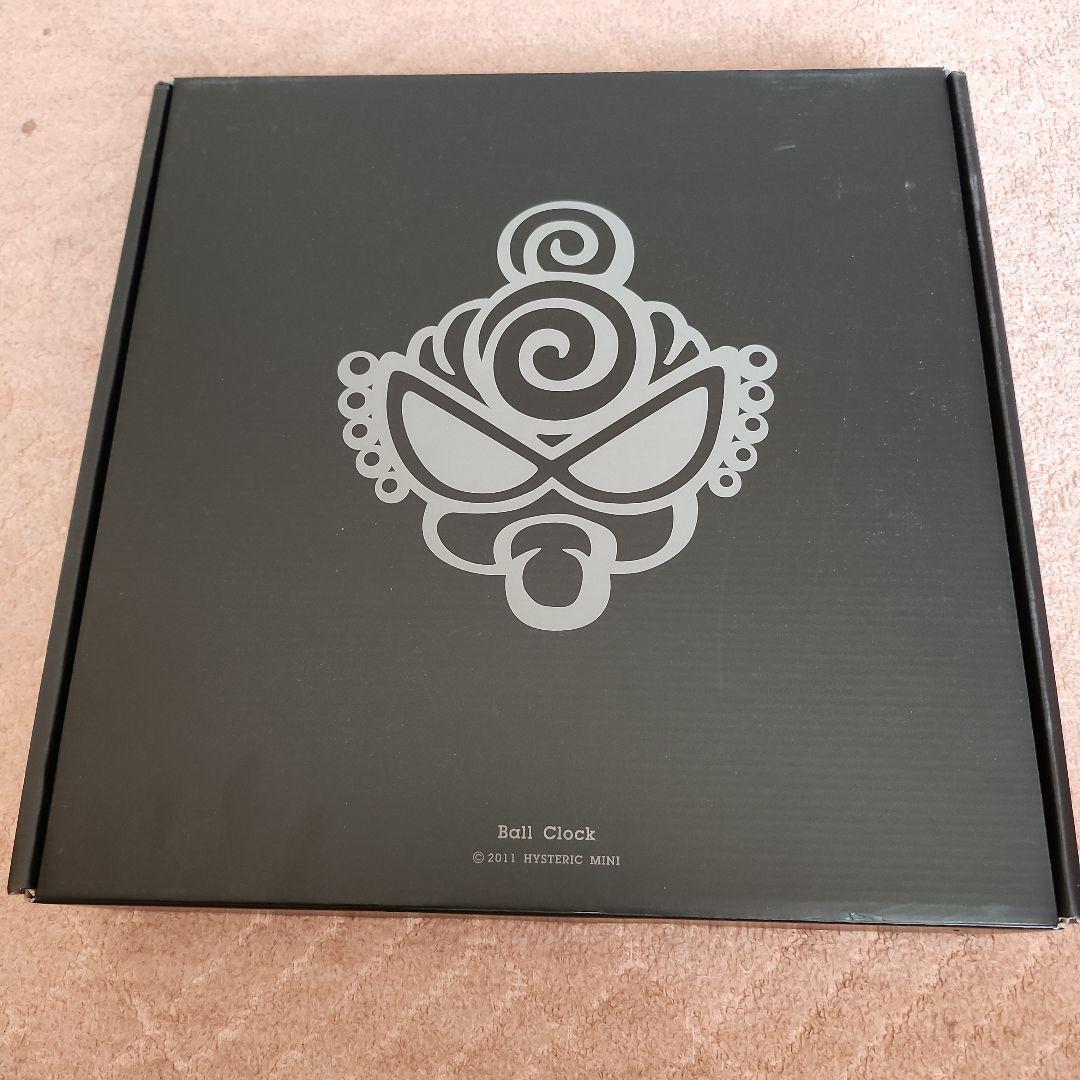 ヒステリックミニ　壁掛け時計　黒