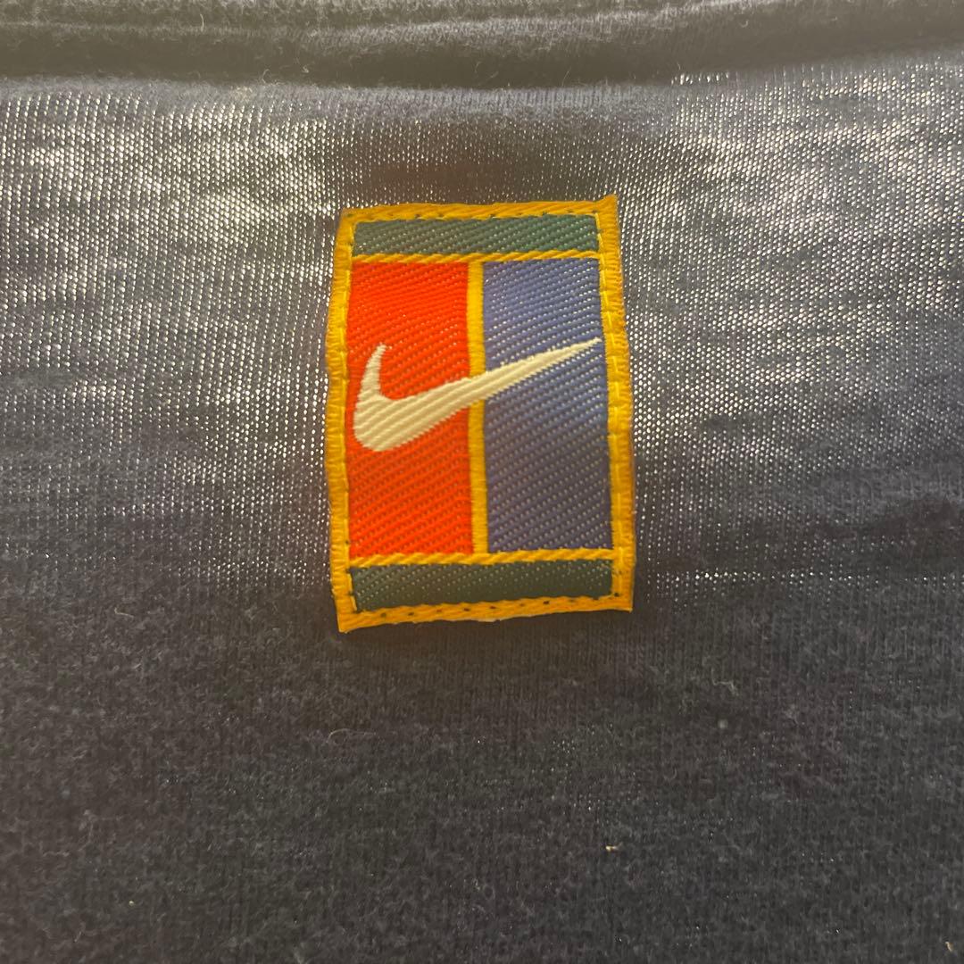 NIKE ナイキ　テニスTシャツ　白タグ90s００s日本製入手困難　XLサイズ