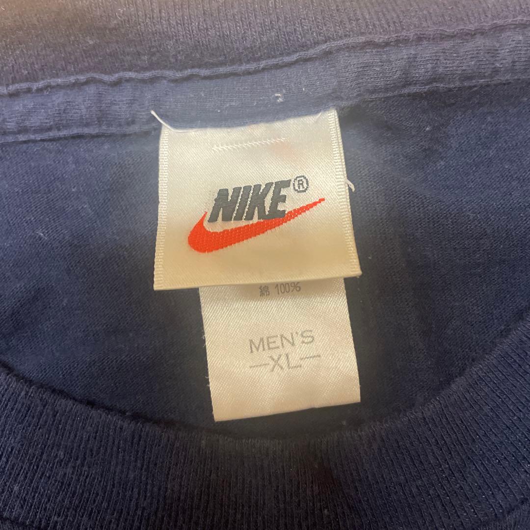 NIKE ナイキ　テニスTシャツ　白タグ90s００s日本製入手困難　XLサイズ