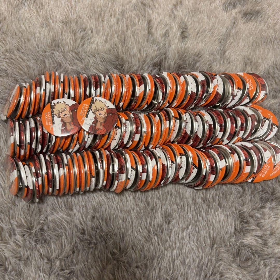 僕のヒーローアカデミア 爆豪勝己 休日缶バッジ 148個