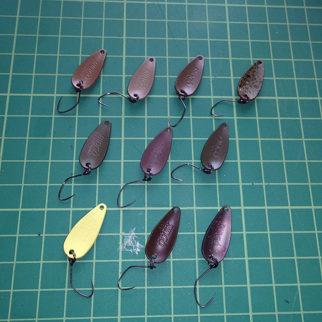 リンゴミディ　1.8g 　33枚　スプーン　管理釣り場　ルアー　ヤリエ