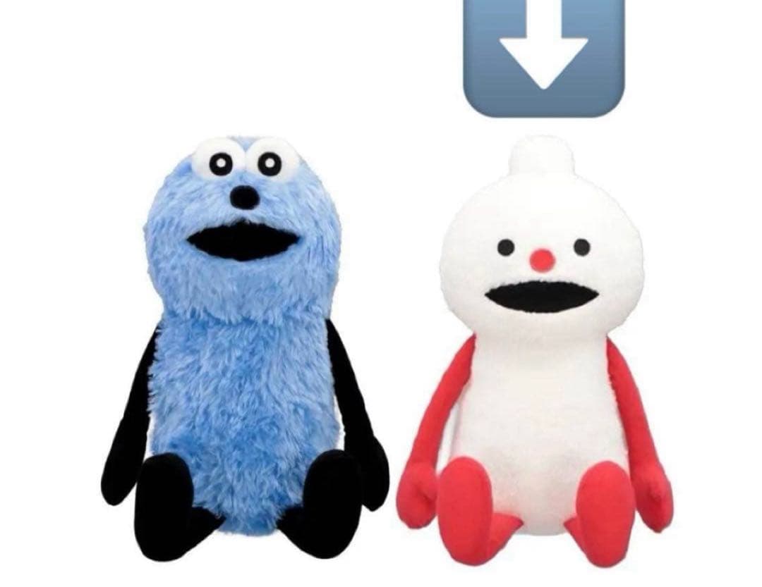 わ*ち様 【新品1つ】パペットスンスン　おすわり BIG ぬいぐるみ　ノンノン