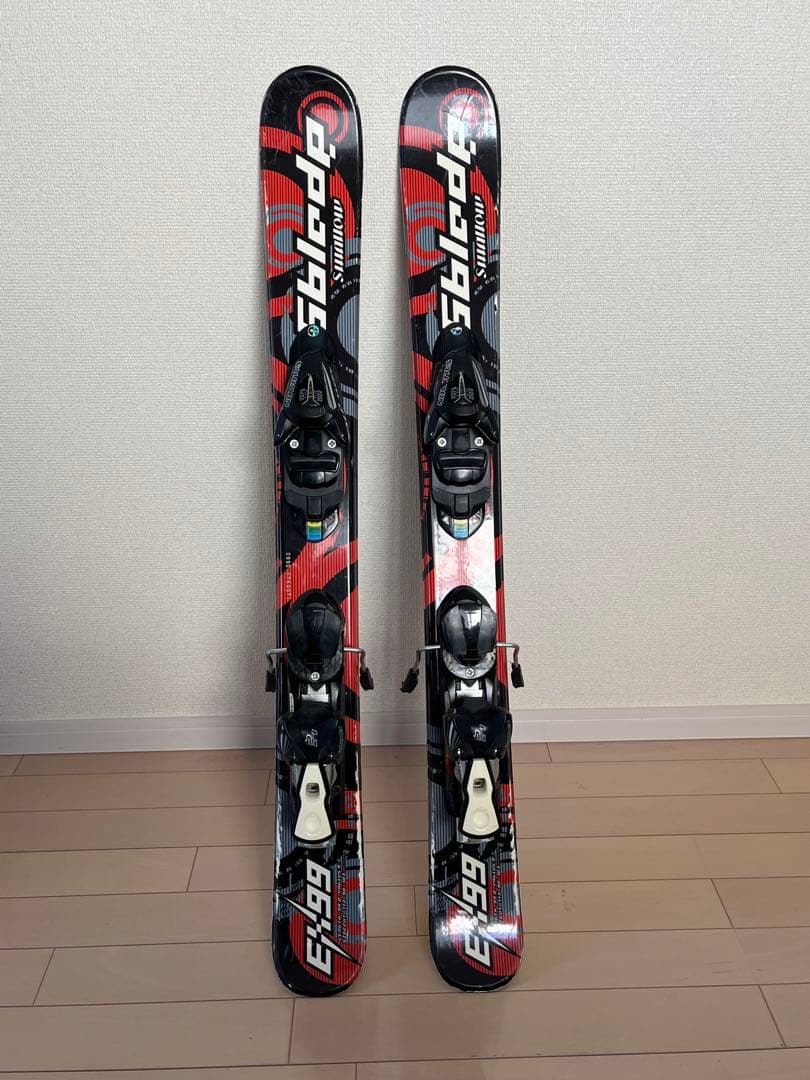 ショートスキー Swallow E-99 赤/黒 99cm