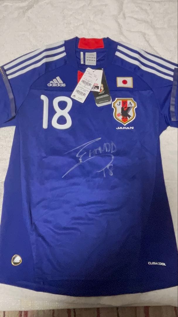 1/31迄　本田圭佑　直筆サイン公式モバイルサイト会員限定　日本代表ユニフォーム