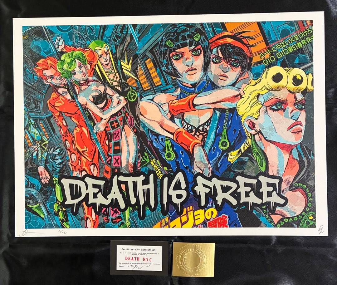 世界限定100枚 DEATH NYC アート ポスター jo05