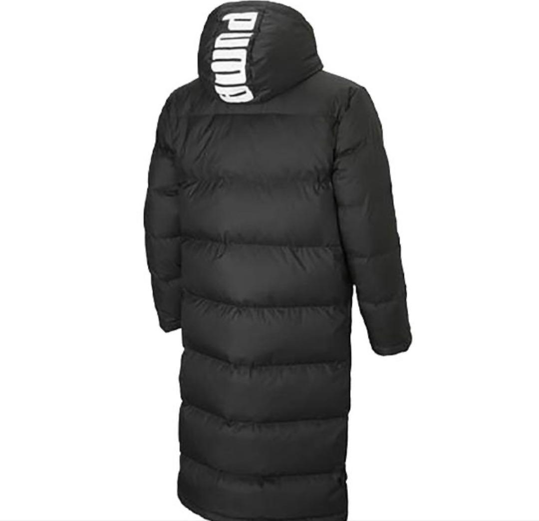 PUMA TEAMLIGA ロングダウンコート ブラック！新品タグ付き