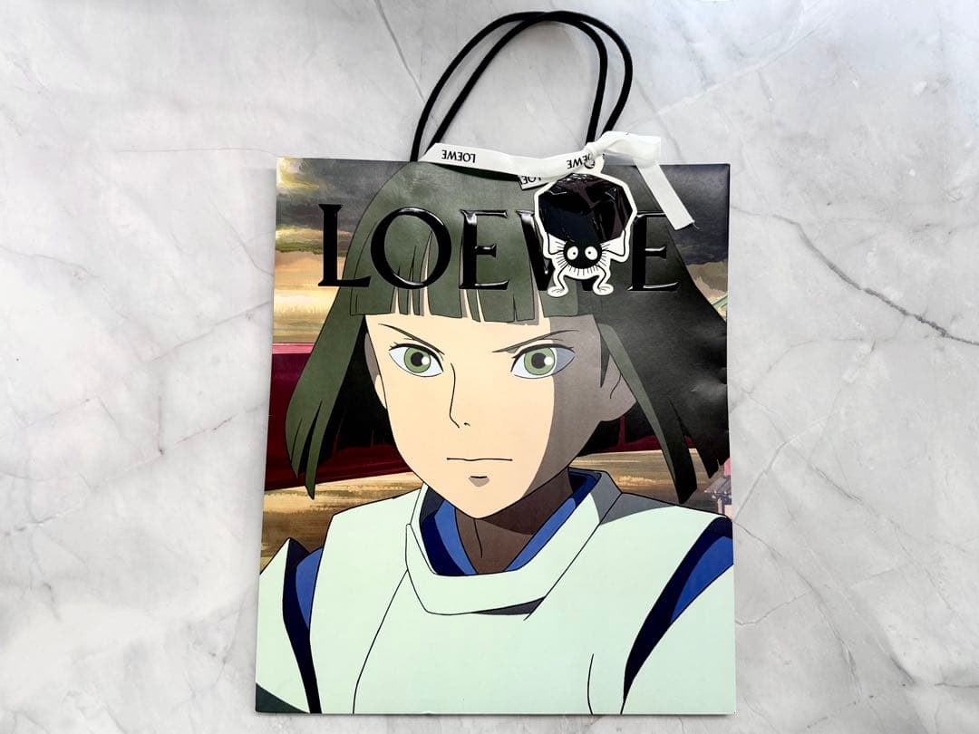 LOEWE × スタジオジブリ 千と千尋の神隠し コラボ ハク ショップ袋
