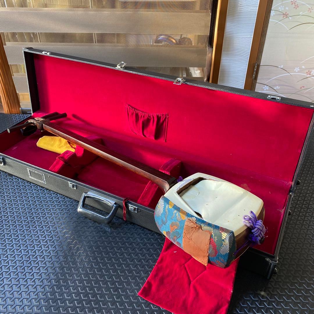 三味線 中棹　ケース付き