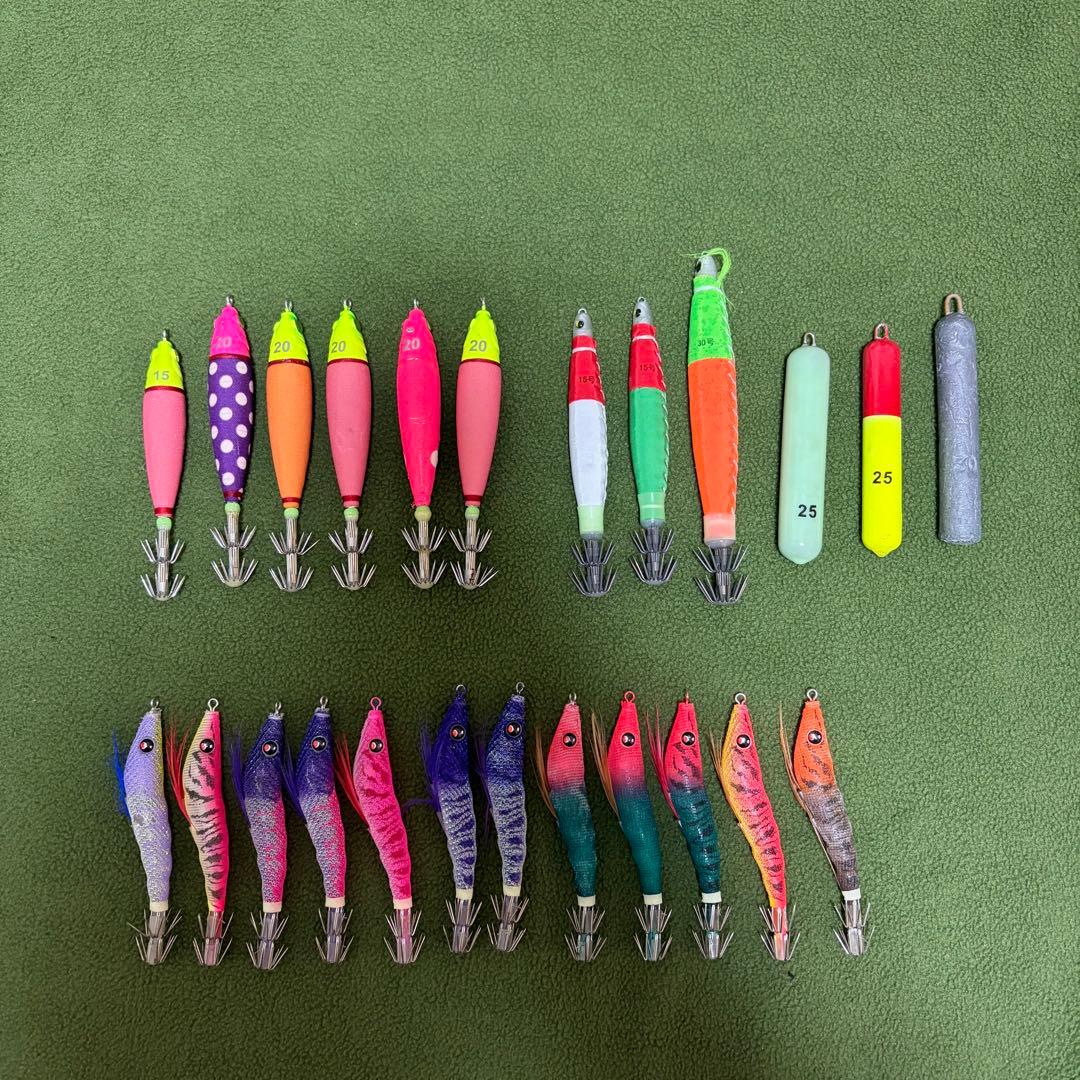 イカメタル引退セット まとめ売り コロコロスッテ、デュエル　イージースリム80㎜