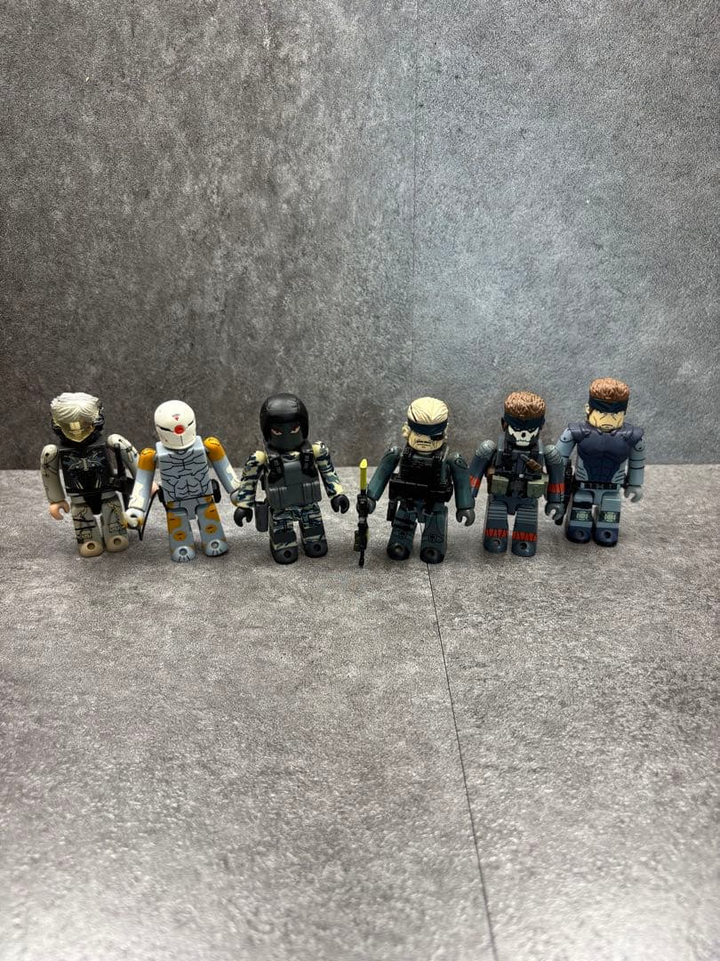 メタルギアソリッド キューブリック 6体セット フィギュア