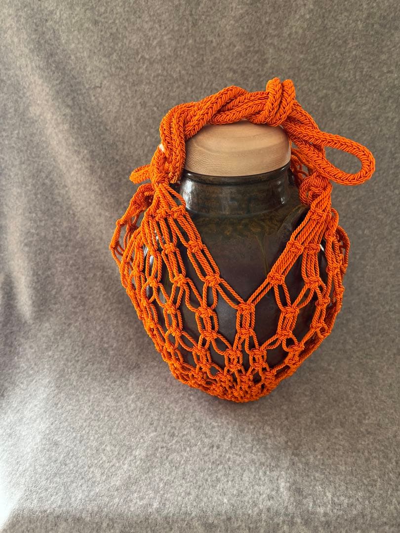 丹波釜　尾中窯　市野克(市野信水)作　飾壺