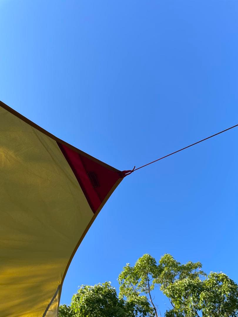 MSR ランデブーサンシールド 120ウィング イエロー 8ftポール付き