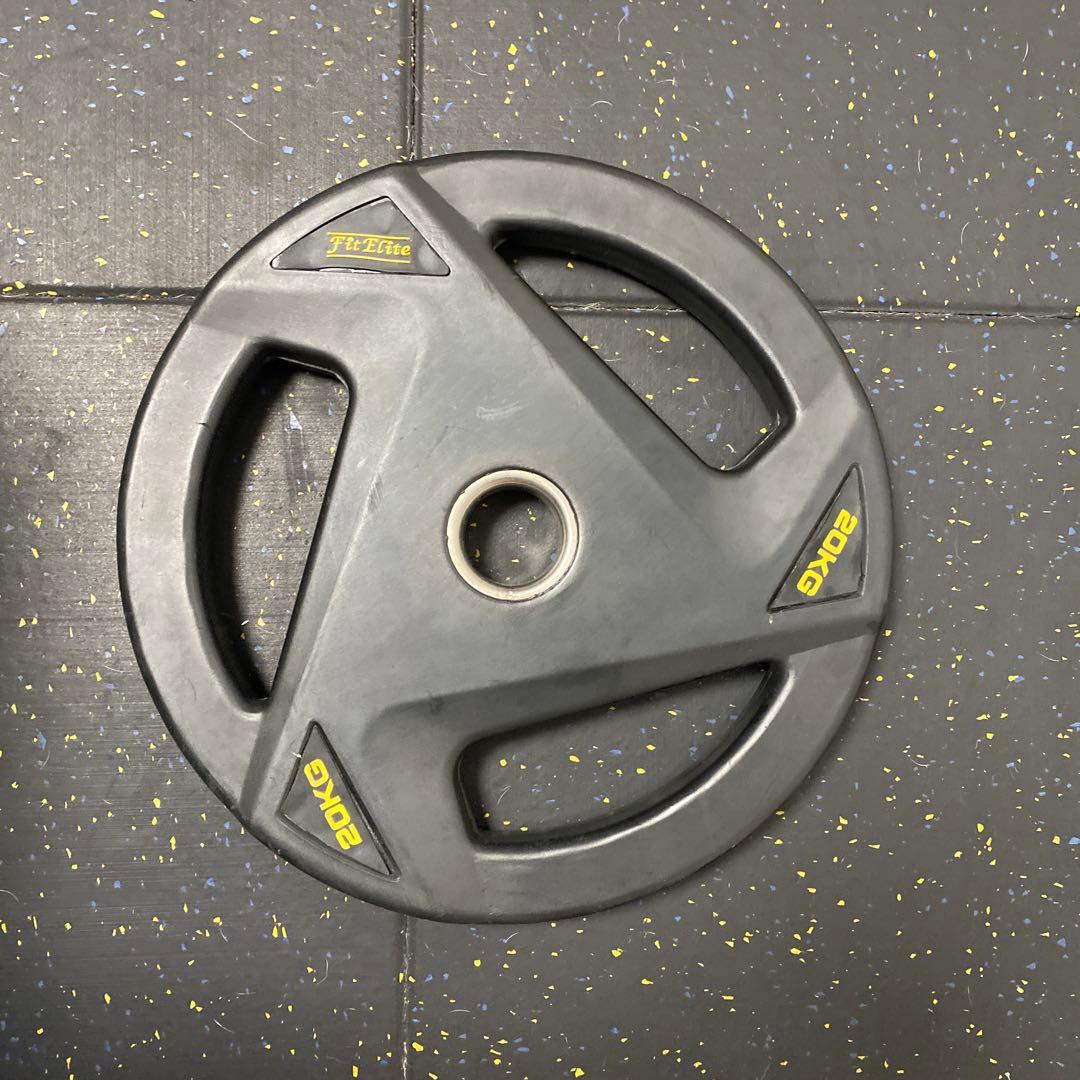 ♻️売約済④♻️フィットエリート♻️20㎏一枚♻️オリンピックプレート♻️50mm穴