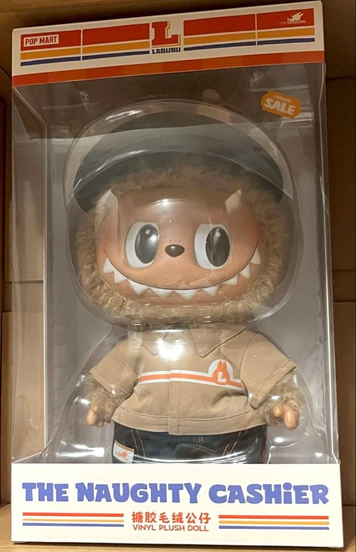 LABUBUラブブ The Naughty Cashier ぬいぐるみ 店員