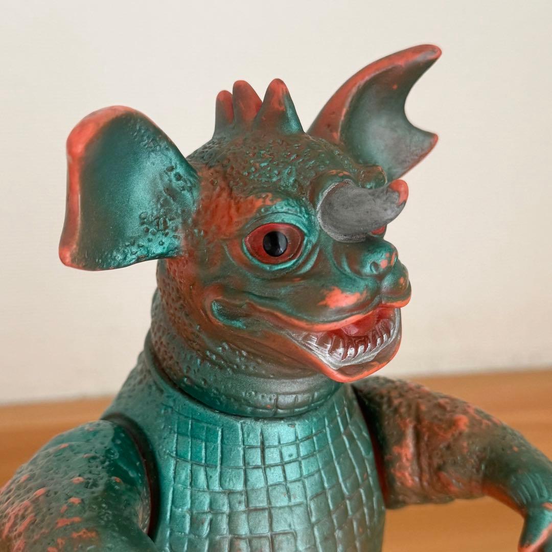 【クロロ】バラゴン1期 マルサン ソフビ 当時物