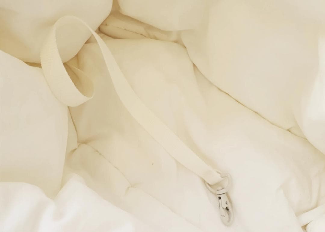 小型犬用スリングキャリー【DOUBLE COMMA】CLOUD BAG 黒 M