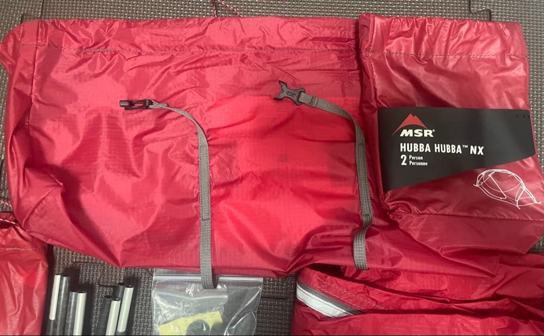 MSR Hubba Hubba NX 2人用テント - 寝袋2点